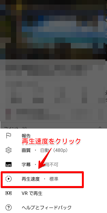 ケバブメニュー内のメニュー