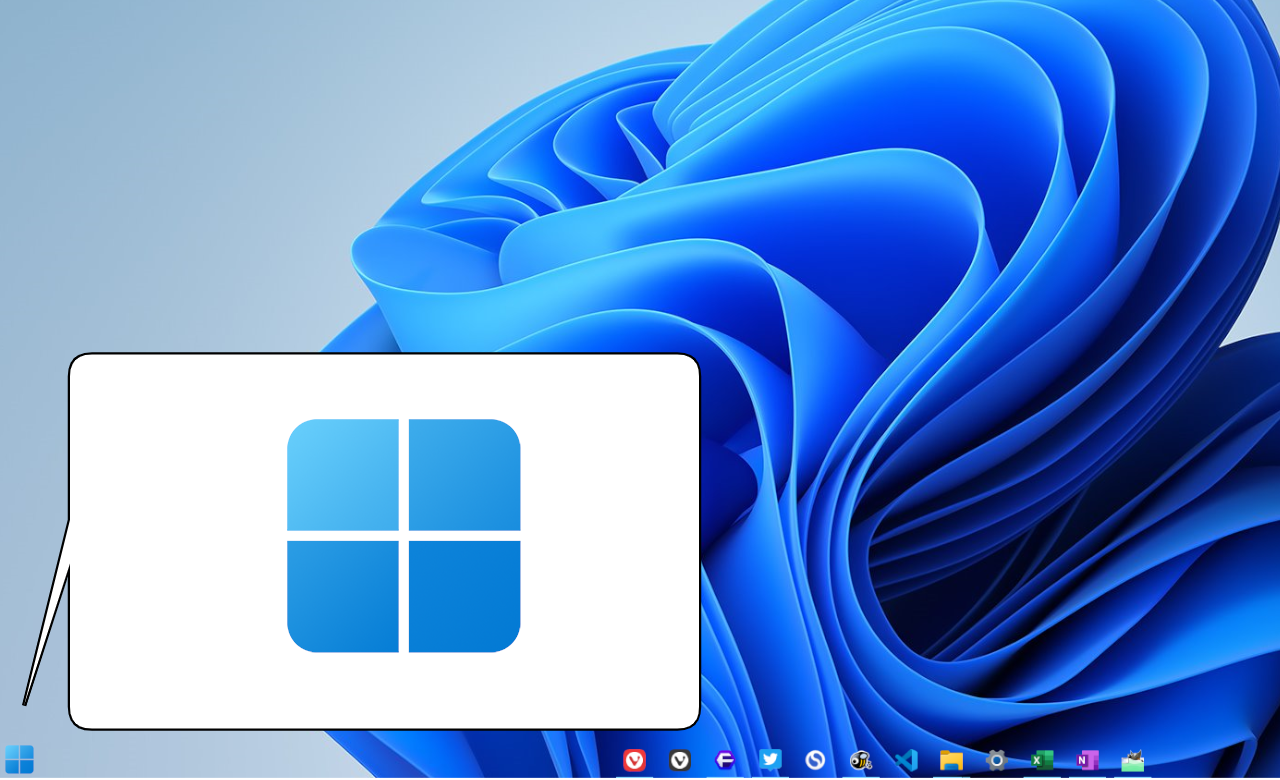 Windows10のタスクバーをStartIsBack++を使ってWindows11風にしてみた画像