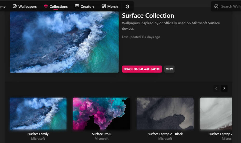 Collections　Surface
