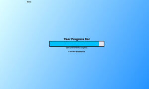 【Year Progress Bar】その年の進捗状況をプログレスバーで表示するサイト