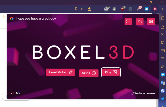 Boxel 3Dのメイン画面