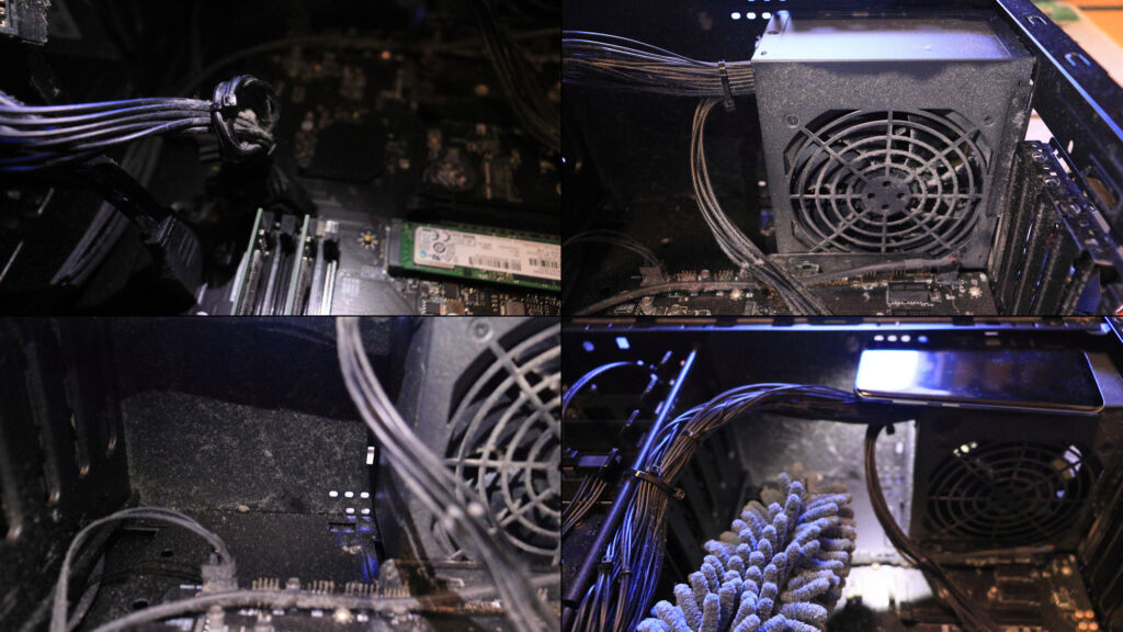 「DAIV-DGZ530S2-M2SH2-VR8K」の内部を掃除する手順画像