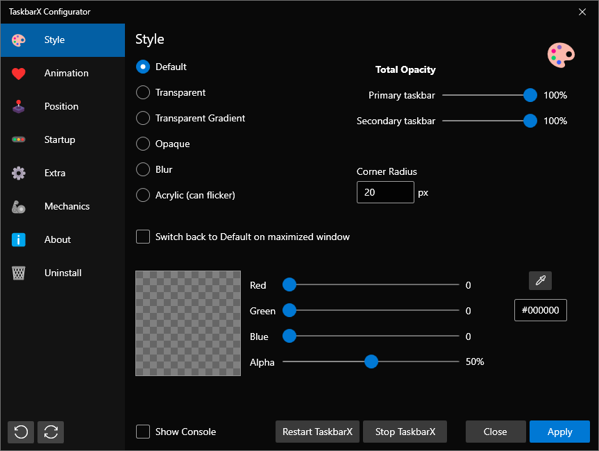 Configurator Style