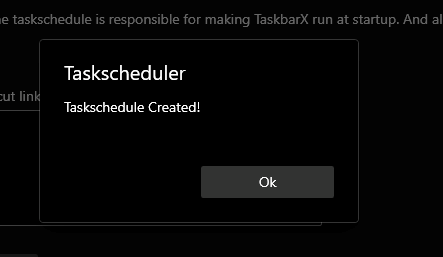 Taskscheduler Created!