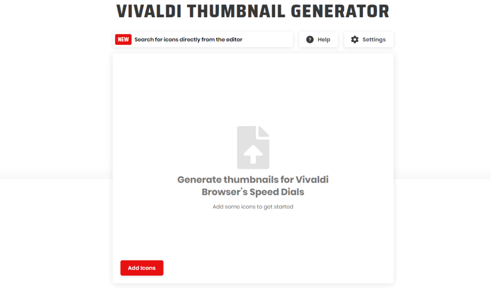 VIVALDI THUMBNAIL GENERATORのスクリーンショット