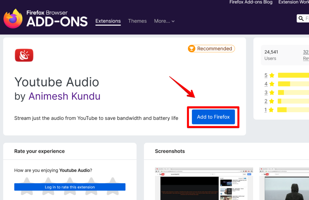 Youtube Audio – 🦊 Firefox (ja) 向け拡張機能を入手
