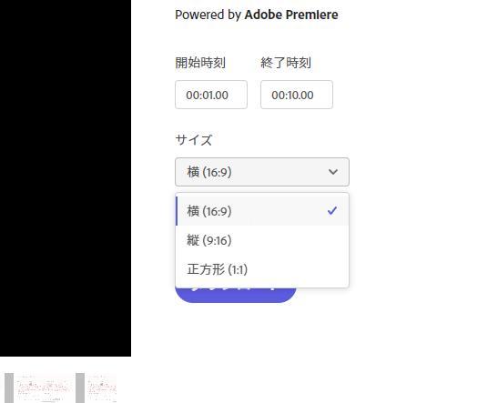 「ビデオをトリミング Powered by Adobe Premiere」のスクリーンショット7