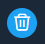 青いゴミ箱