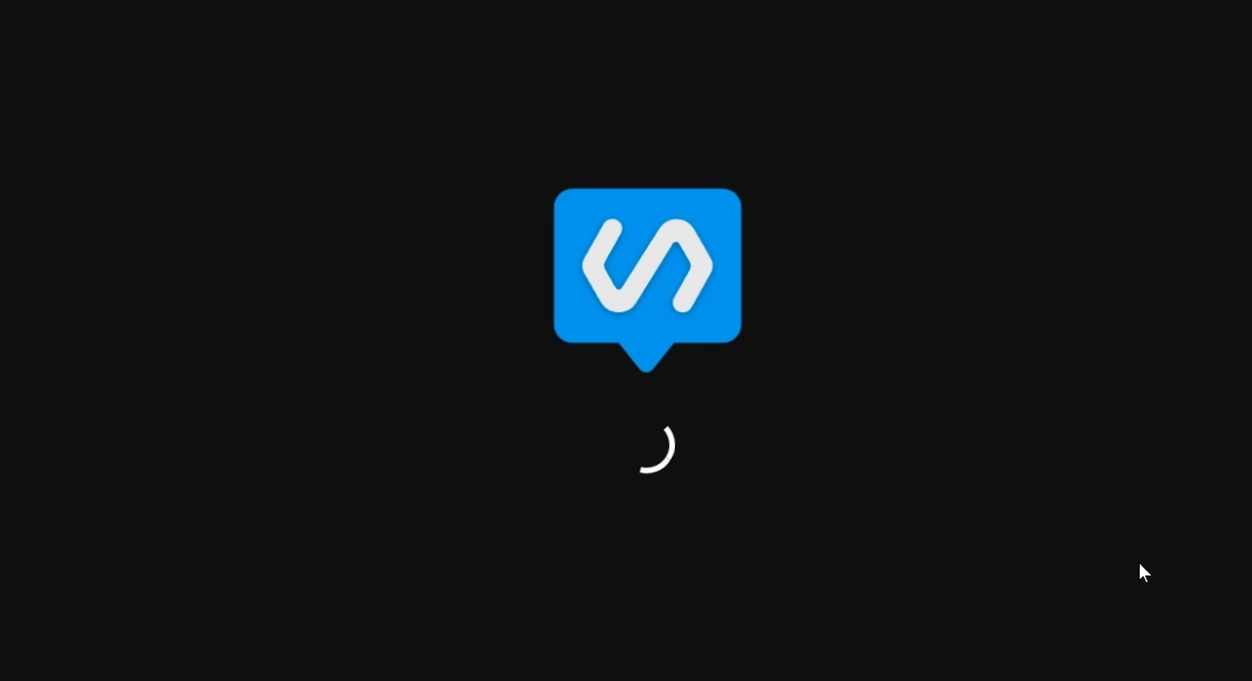 「ModernDeck」を導入した状態で、「TweetDeck」にアクセスした時のロード画面