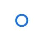 青枠の白い丸ボタン