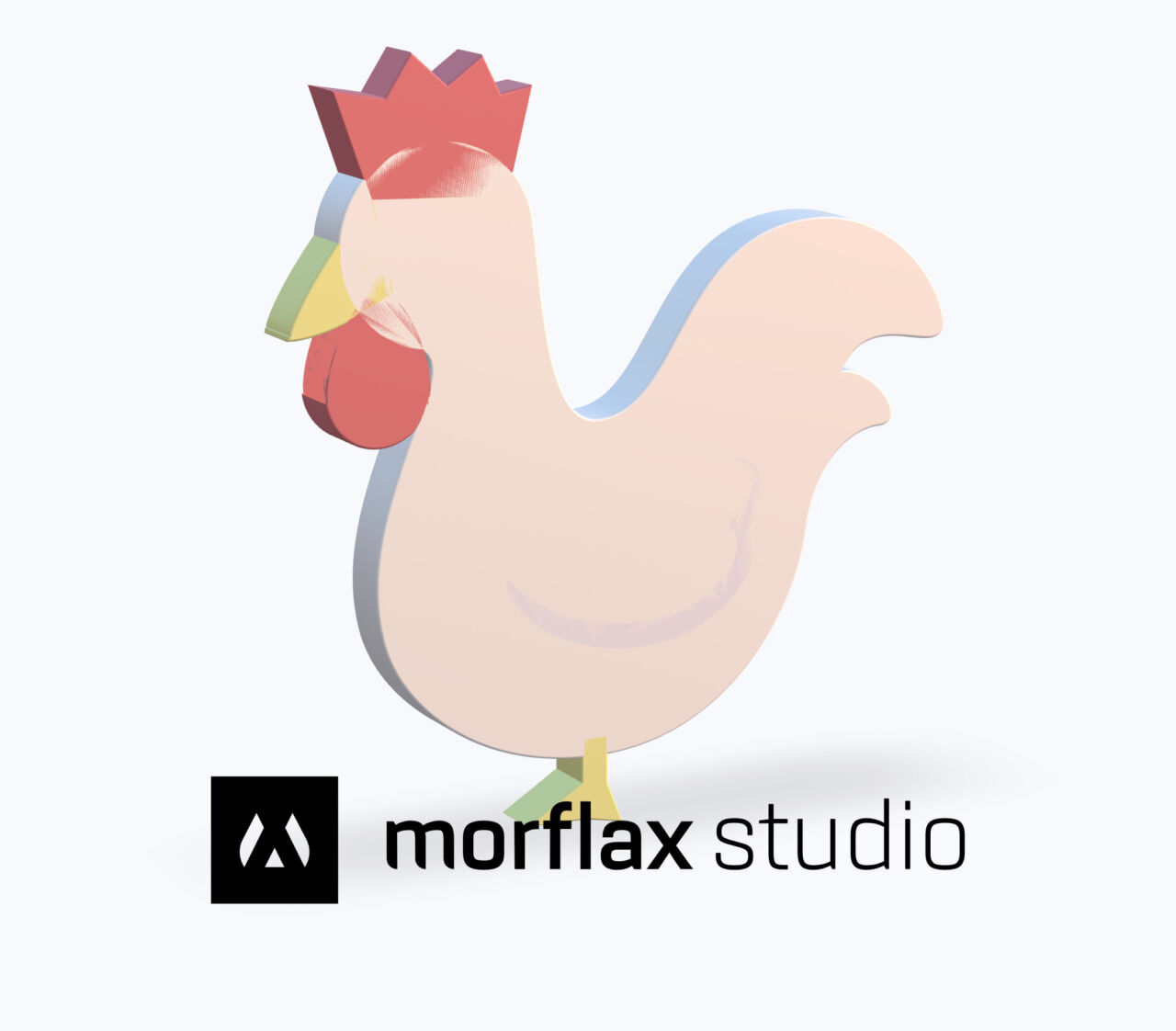 ニワトリの画像　Morflax studio