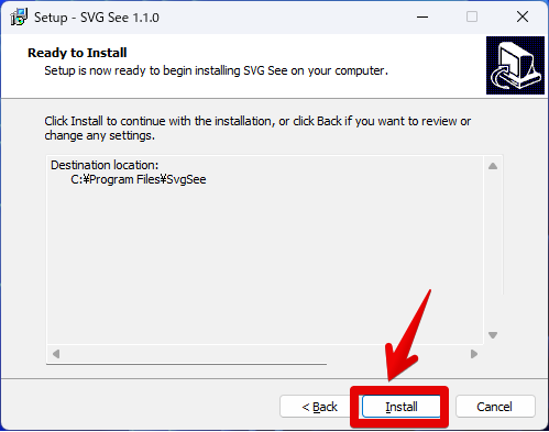SVG Viewer Extensionのインストール③　Ready to Install