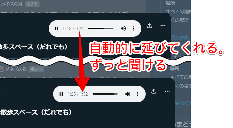 「TwitterSpacesWiretapExtension」のスクリーンショット4