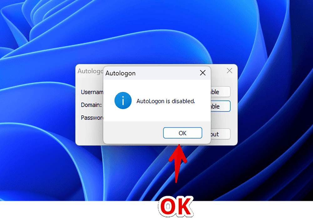 「AutoLogon」を無効化する手順画像2