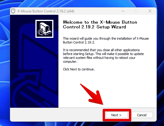 「X-Mouse Button Control（XMBC）」をインストールする手順画像2