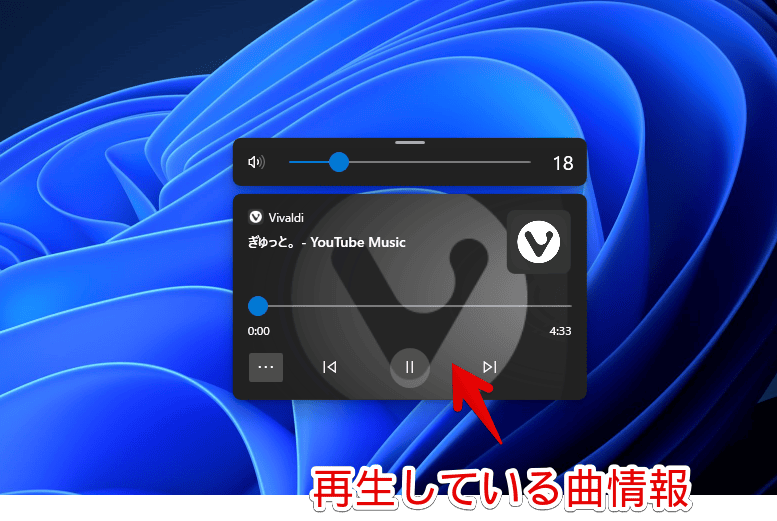 「ModemFlyouts (Preview)」のハードウェアメディアキー画面