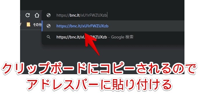 「Clean-Spam-Link-Tweet」拡張機能の「ヒットURLコピー」を利用する手順画像3