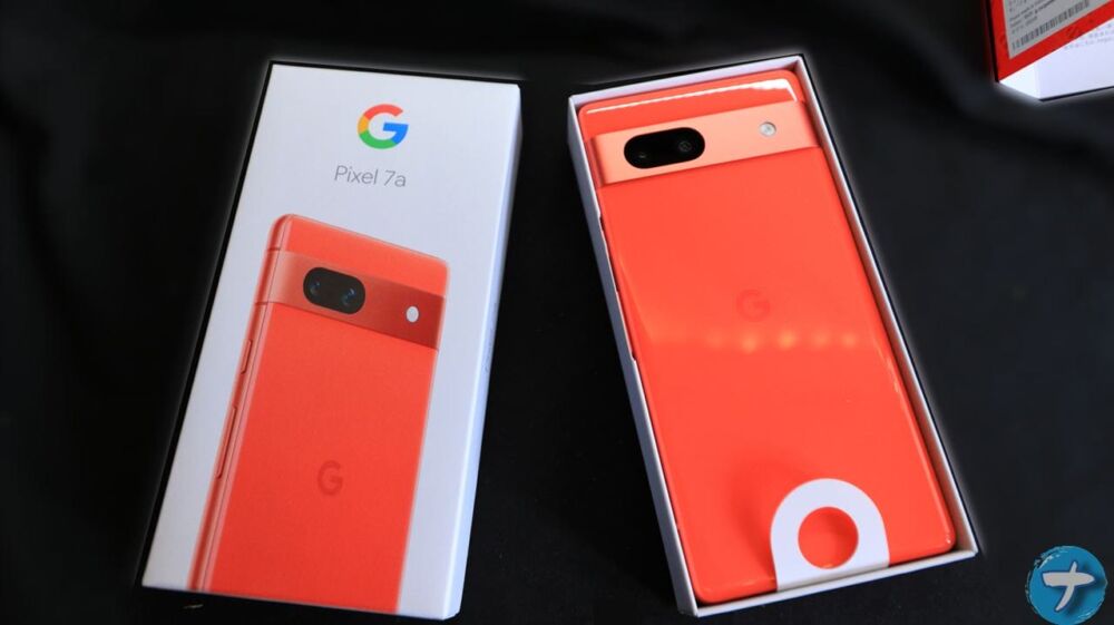 「Google Pixel 7a（赤のエンタメパック）」の写真5