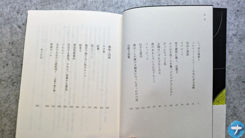 お笑い芸人「ジャルジャル」の「福徳 秀介」さんが、2023年11月に発売した短編集「しっぽの殻破り」の写真2