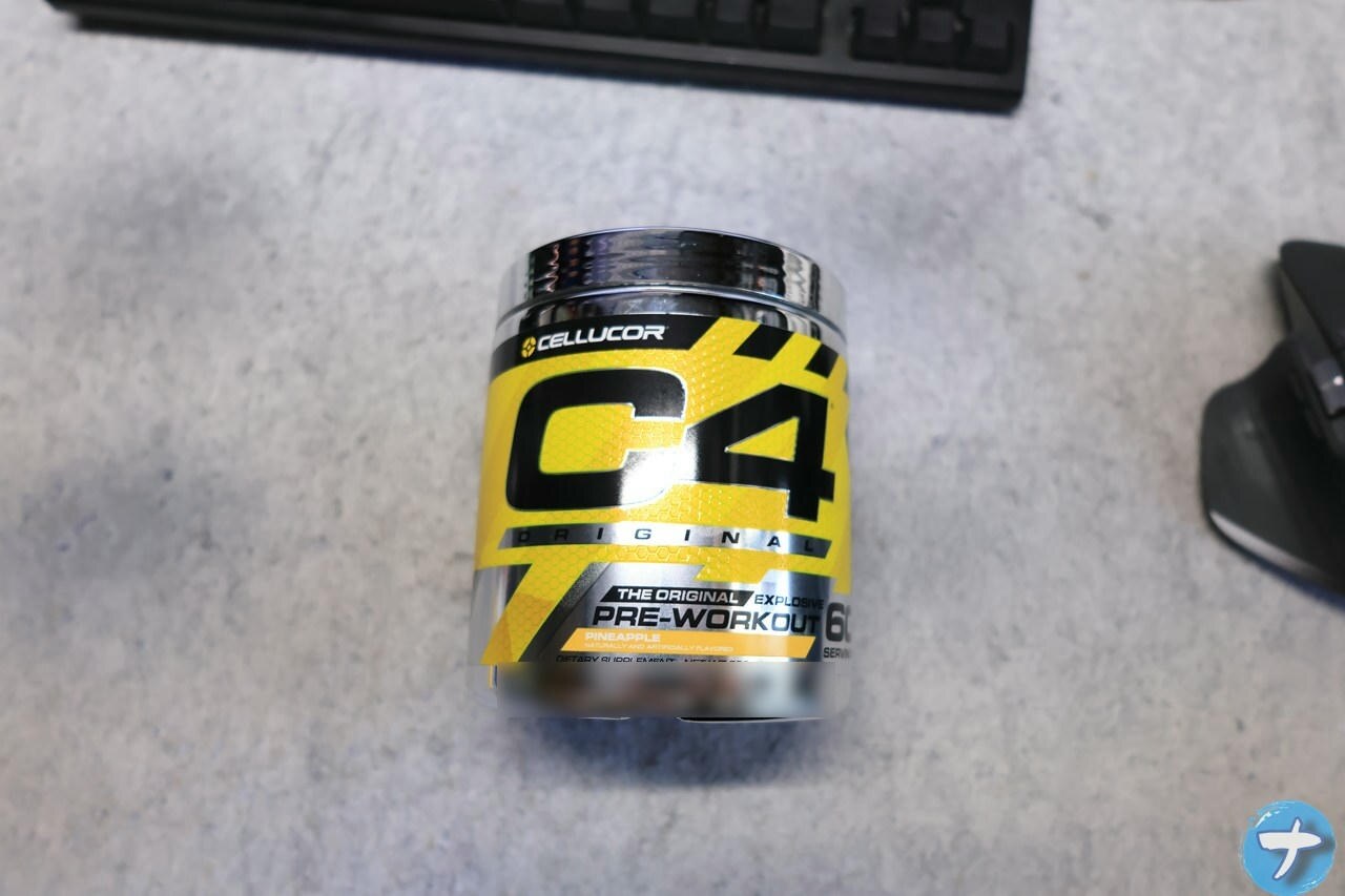 2025年7月8日に購入した「Cellucor C4 オリジナルプレワークアウトパウダー パイナップル 60杯分」写真