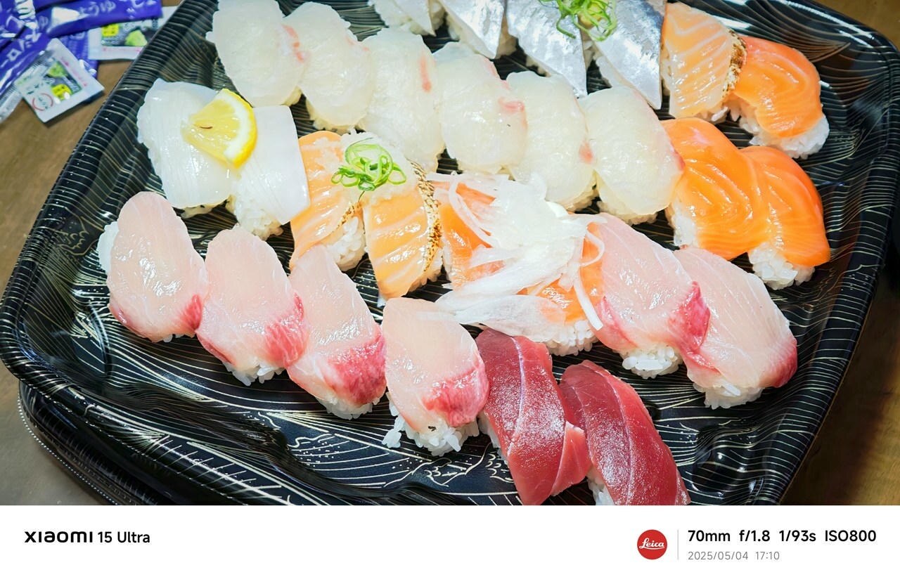 スシローお持ち帰りした写真