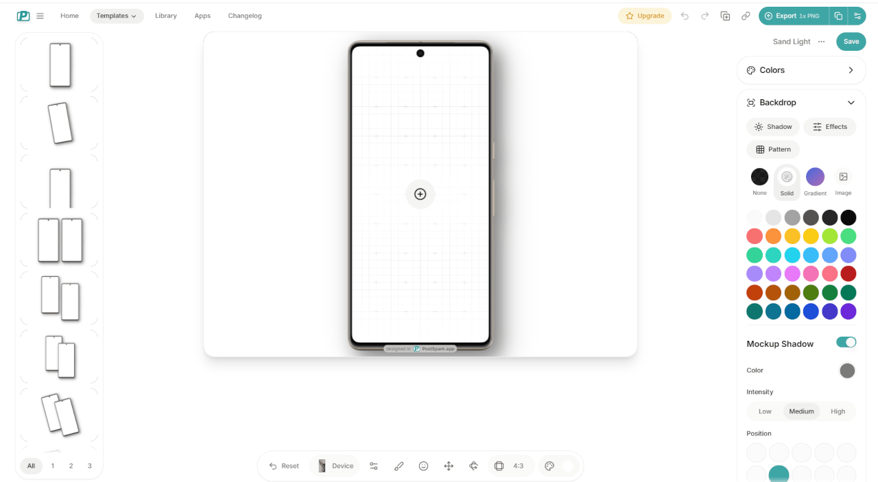 「PostSpark」のデバイスモックアップ画像