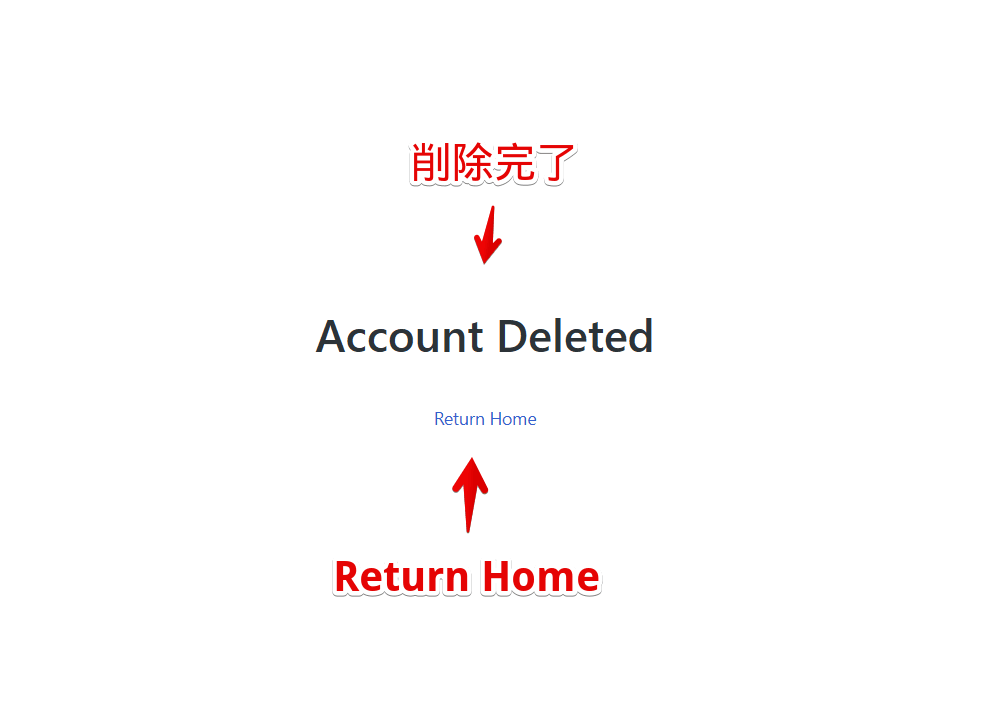 PCブラウザで「Simplenote」のアカウントを削除する手順画像5