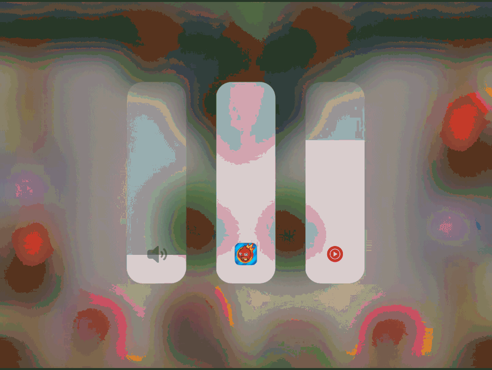 Xiaomiスマホでアプリごとの音量を調整しているGIF画像