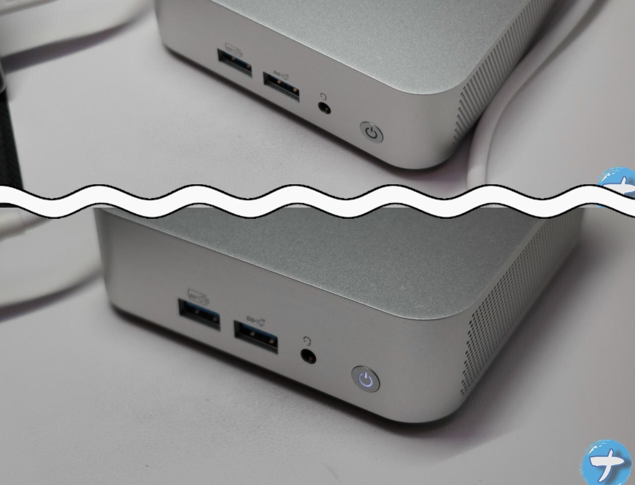 GEEKOM A5 Pro 2026の電源を入れた比較