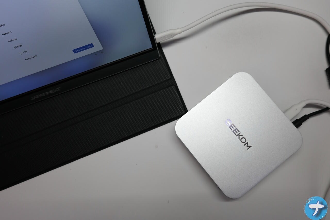 GEEKOM A5 Pro 2026を上から撮影