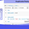 Duplicate Page – WordPress プラグイン | WordPress.org 日本語