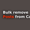 Bulk remove posts from category – WordPress プラグイン | WordPress.or